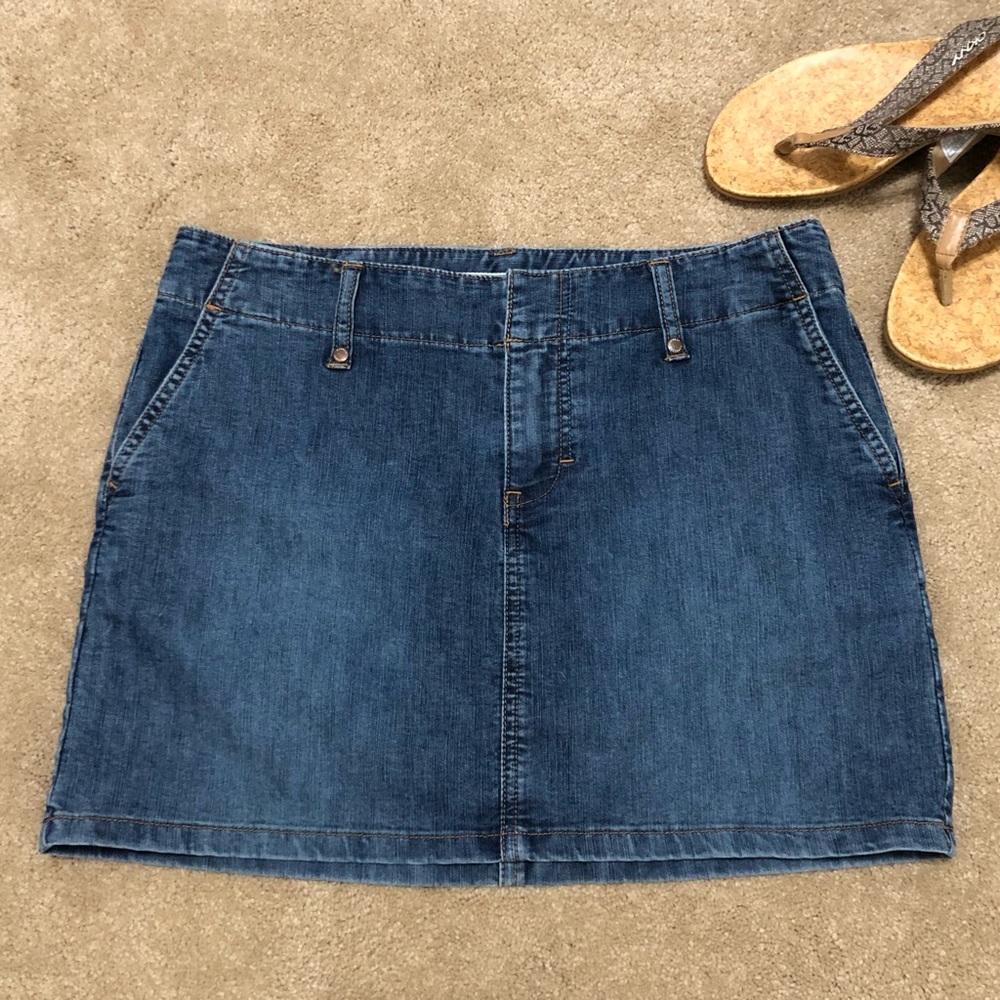 Express Denim Mini Skirt Casual